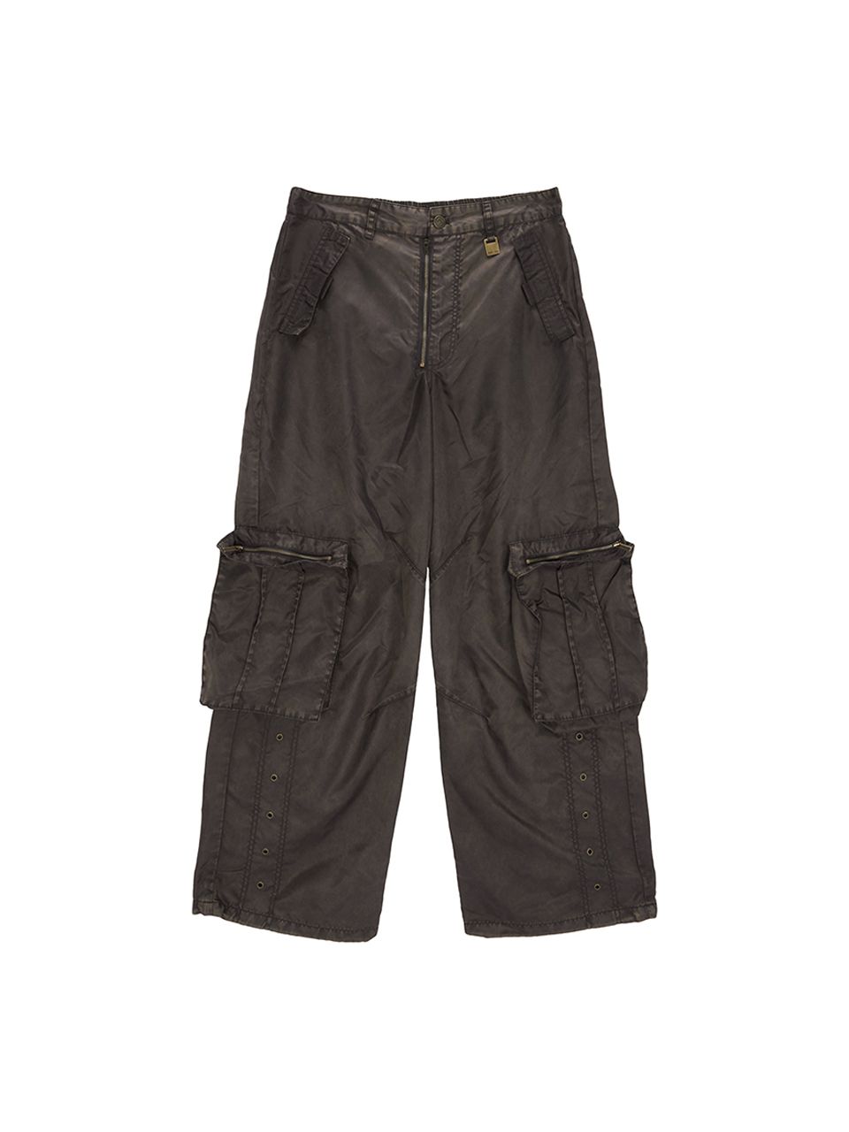 【MATIN KIM】NYLON CARGO WORK PANTS BROWN MUSINSA | MATIN KIM NYLON CARGO WORK PANTS IN BROWN