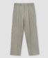 SNAP DETACHABLE CARGO RAW PANTS - GREY BEIGE