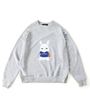 레밍 오버핏  맨투맨 _그레이