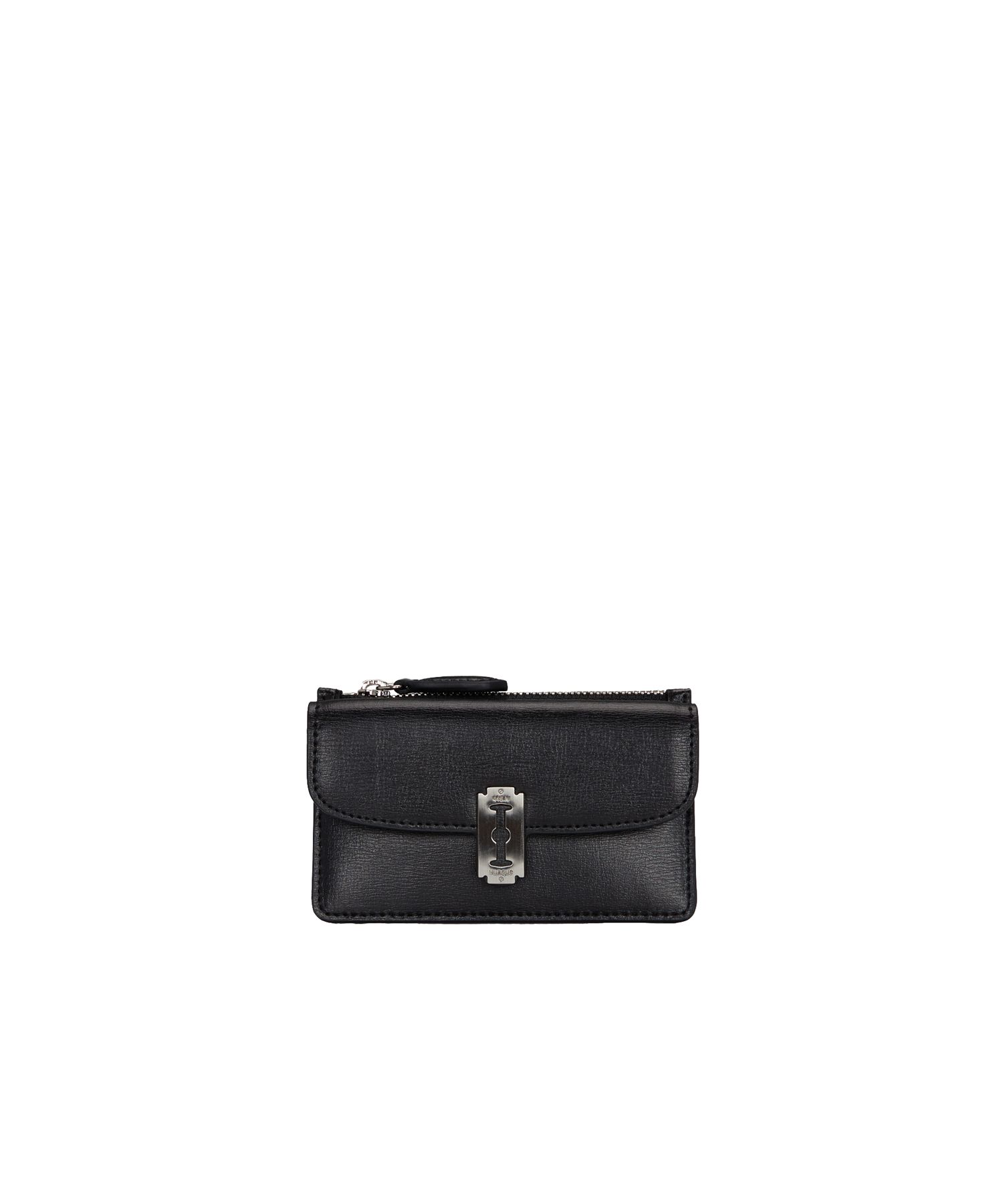MUSINSA | VUNQUE Occam Lune Zipper Card Wallet Black