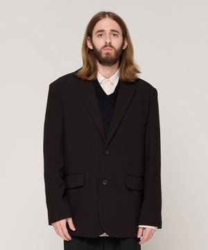 세미 오버 블레이저 (블랙)