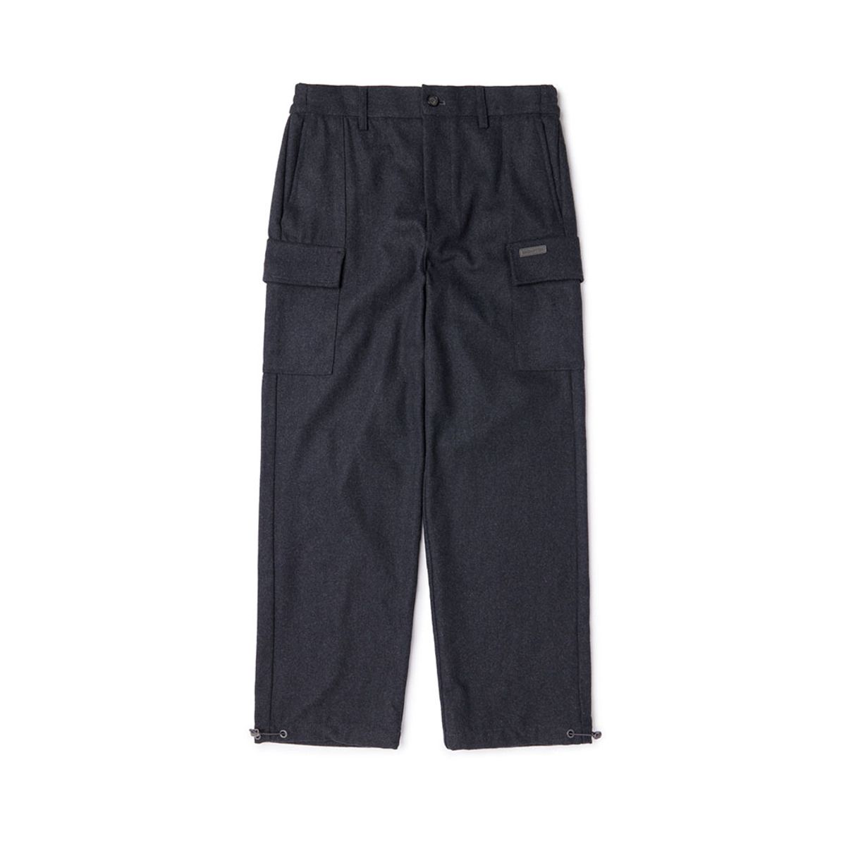 브롬톤 런던(BROMPTON LONDON) WOOL POCKET BANDED JOGGER TROUSERS - M/GREY (P234MPT228)