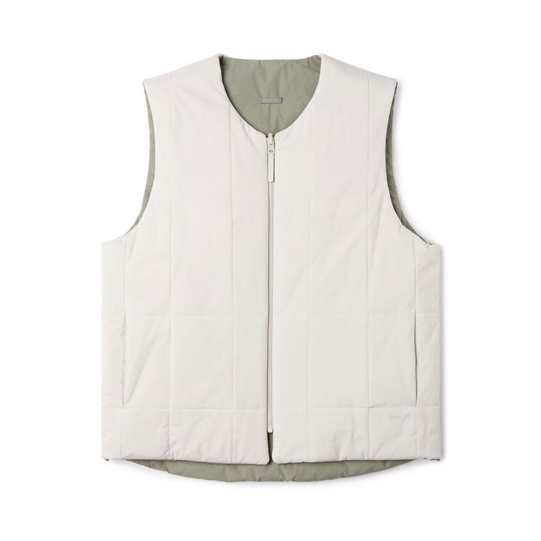 LIGHTWEIGHT REVERSIBLE VEST2 - IVORY (P233MPV102)