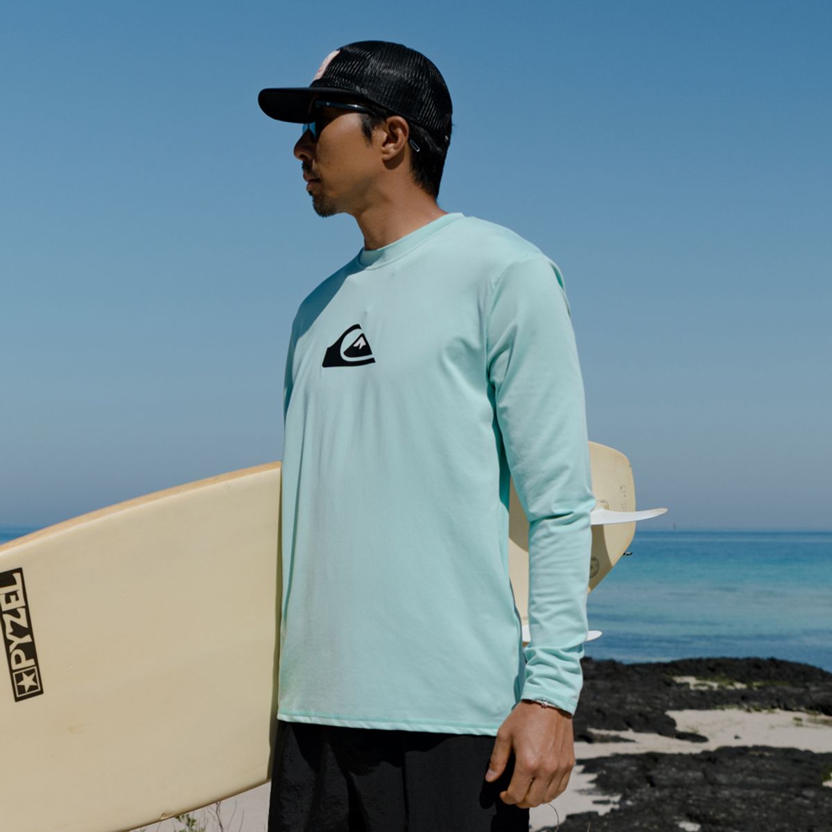 퀵실버(QUIKSILVER) 남성 루즈핏 래쉬가드 QS1015BMT