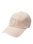 라운드 로고 볼캡 (샌드 베이지)