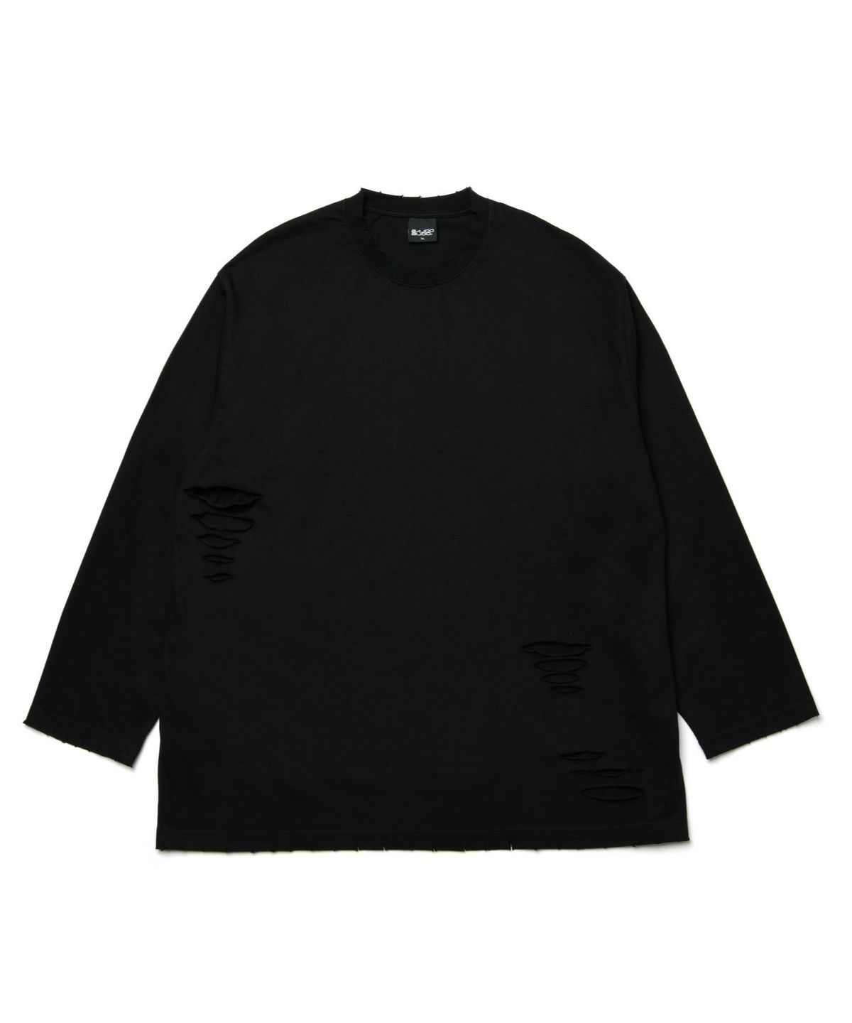 바쥬비쥬(BAJOO BIJOO) Damage Long Sleeves [Black]