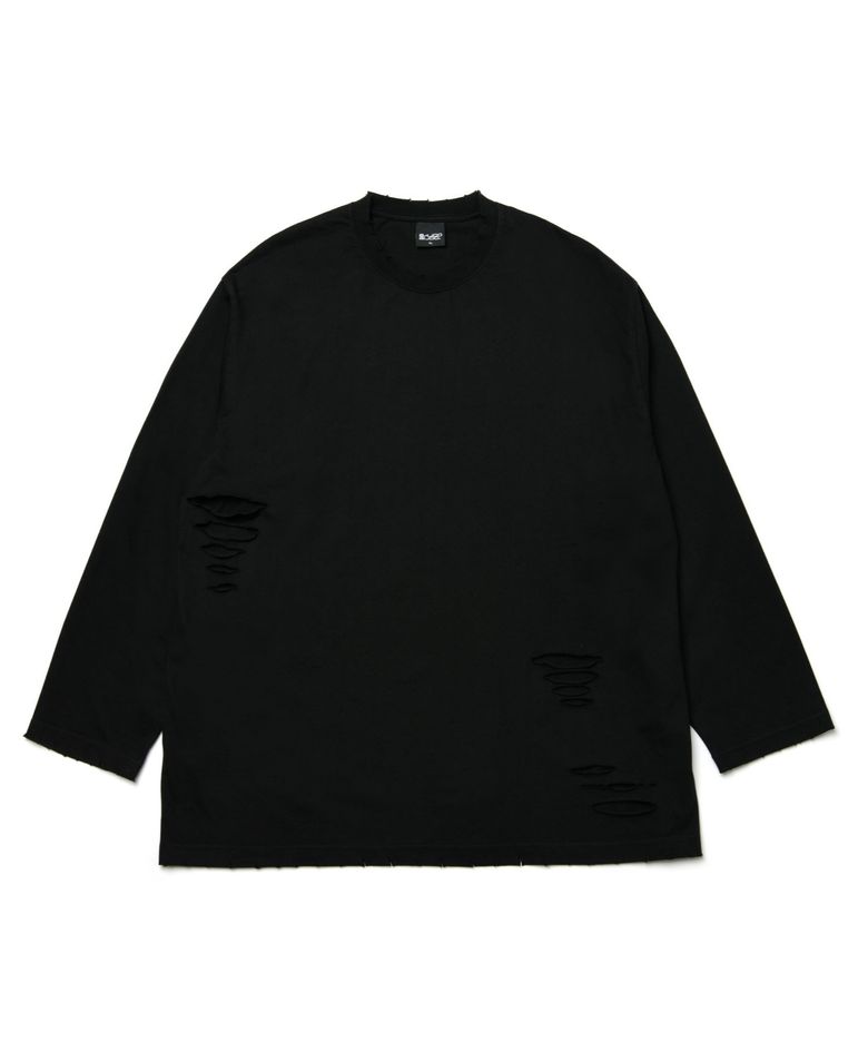 Damage Long Sleeves [Black]