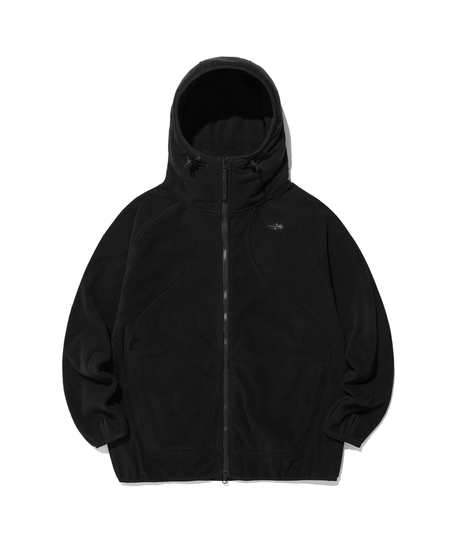フリースジャケット [NICEGHOSTCLUB]FLEECE HOODIE JACKET_BLACK(NG2DFUB932A) MUSINSA | NICE GHOST CLUB FLEECE HOODIE JACKET_BLACK