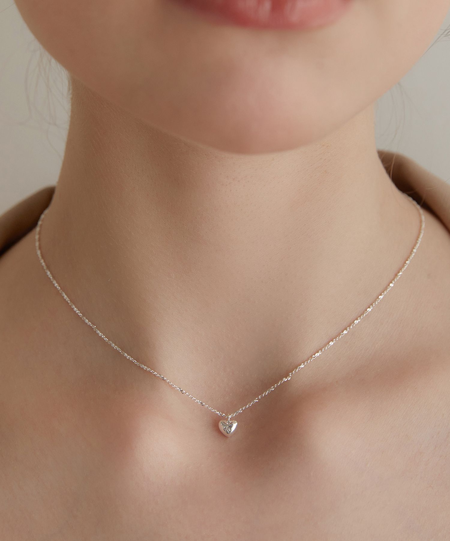 ネックレス・ペンダント TATIANA Silver 925 Under Heart Gemstone Necklace NZ2148 MUSINSA | TATIANA (Silver 925) Chocolate Heart Star Dangle