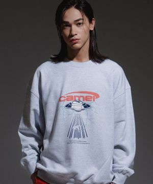 카멜 에일리언 스웨트셔츠(애쉬그레이)