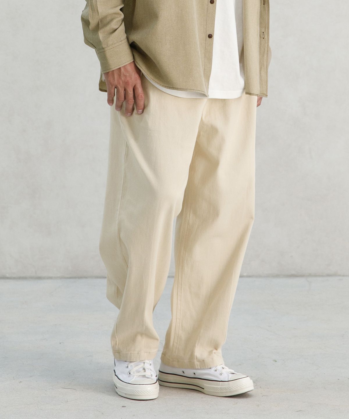 러기드하우스(RUGGED HOUSE) 16s extreme banding pants 아이보리