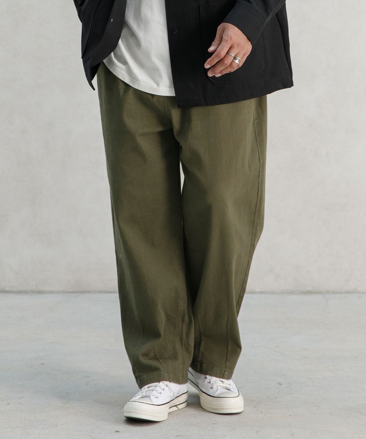 러기드하우스(RUGGED HOUSE) 16s extreme banding pants 카키