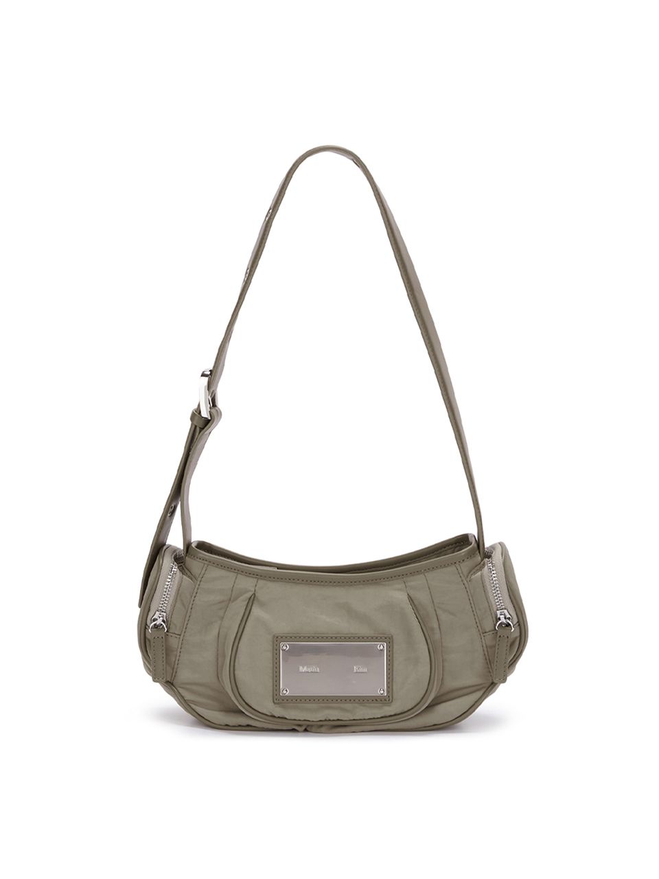 MUSINSA公式 | MATIN KIM MADELEINE ROUND BAG IN LIGHT KHAKI