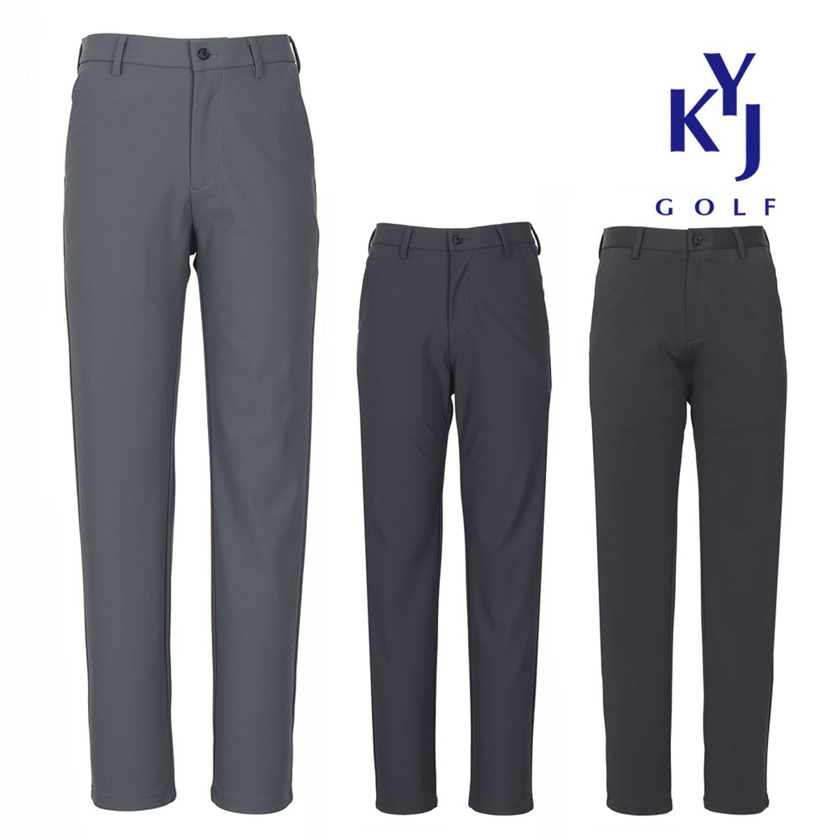 김영주 골프(KIM YOUNG JOO GOLF) 봄가을 남성바지 편한 신축성 스트레치 데일리 골프팬츠KNFMSL52
