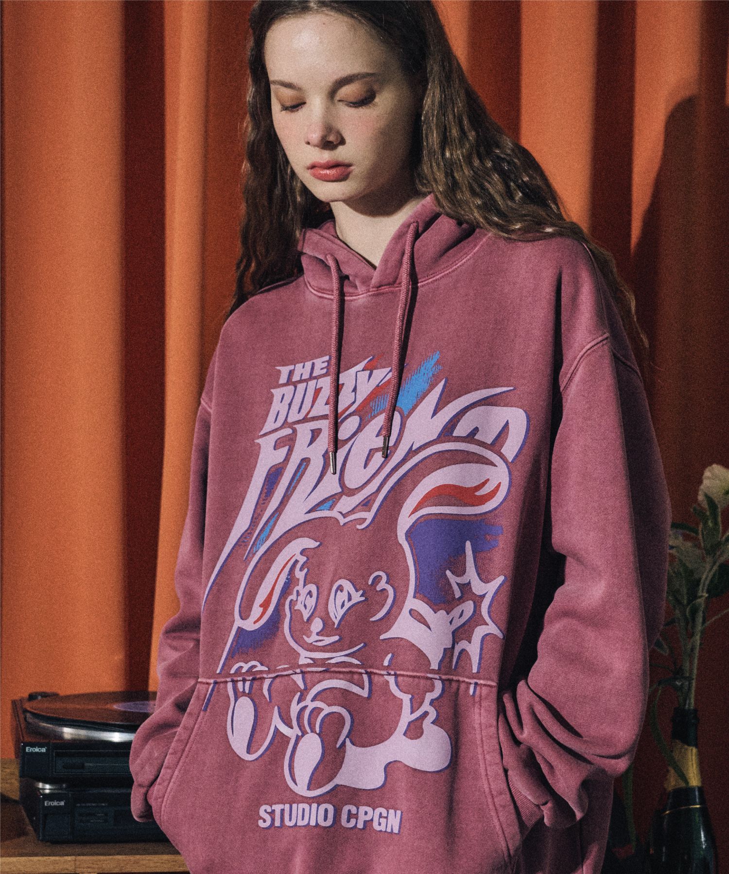 【CPGN STUDIO】23FW★ Buzzy Bunny Pigment Hoodie CPGN STUDIO】23FW☆ Buzzy Bunny Pigment Hoodie