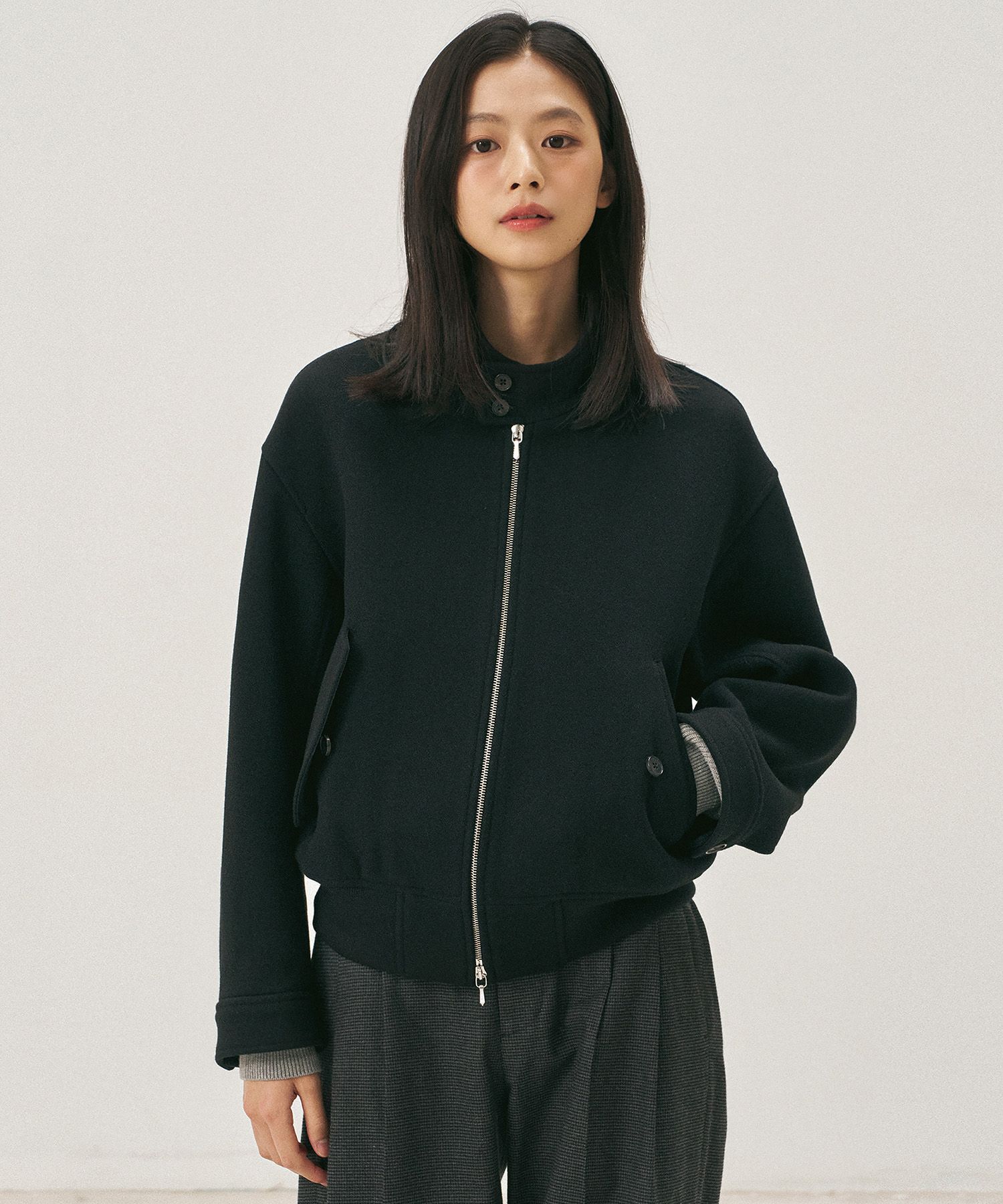MUSINSA公式 | ANOTHER OFFICE WOMEN Women Huge Harrington Jacket