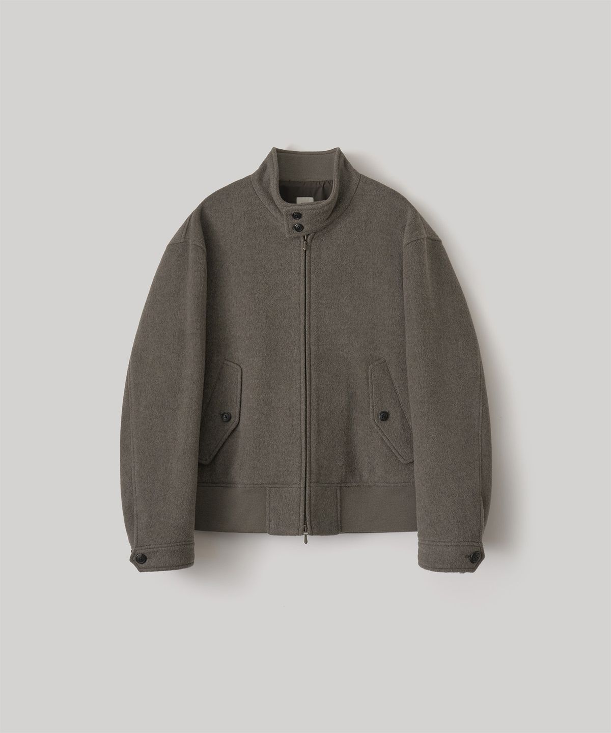 어나더 오피스(ANOTHER OFFICE) Huge Harrington Jacket (Mink Brown)