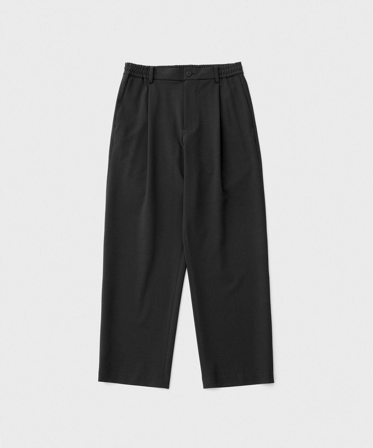 어나더 오피스(ANOTHER OFFICE) Habana Banded Slacks (Black