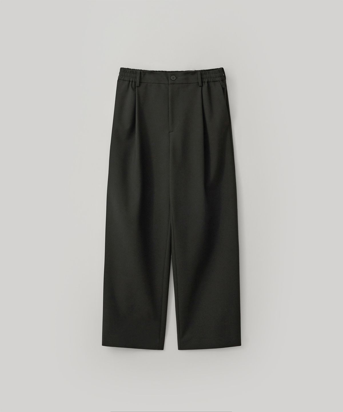 어나더 오피스(ANOTHER OFFICE) [AW] Habana Banded Slacks (Black)