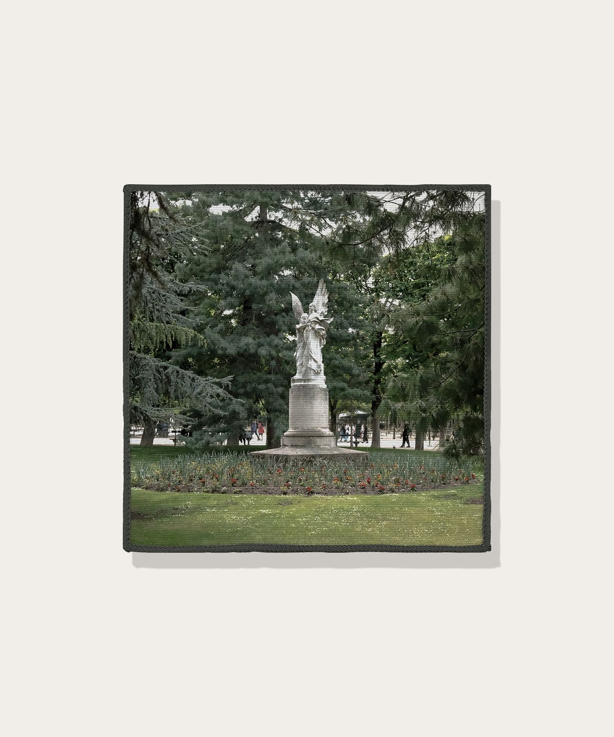 사바이사바이(SABAISABA) 유럽시리즈 패브릭 티코스터 083 공원_천사 조각상