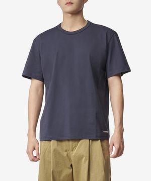 클래식 스몰 로고 프린트 반소매 티셔츠 - 다크 블루 / CRTWXJER074JER0120097