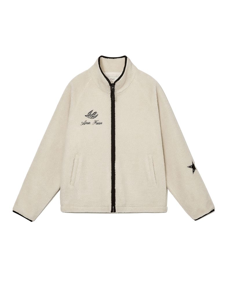 Dove Fleece Jacket UNISEX Ivory