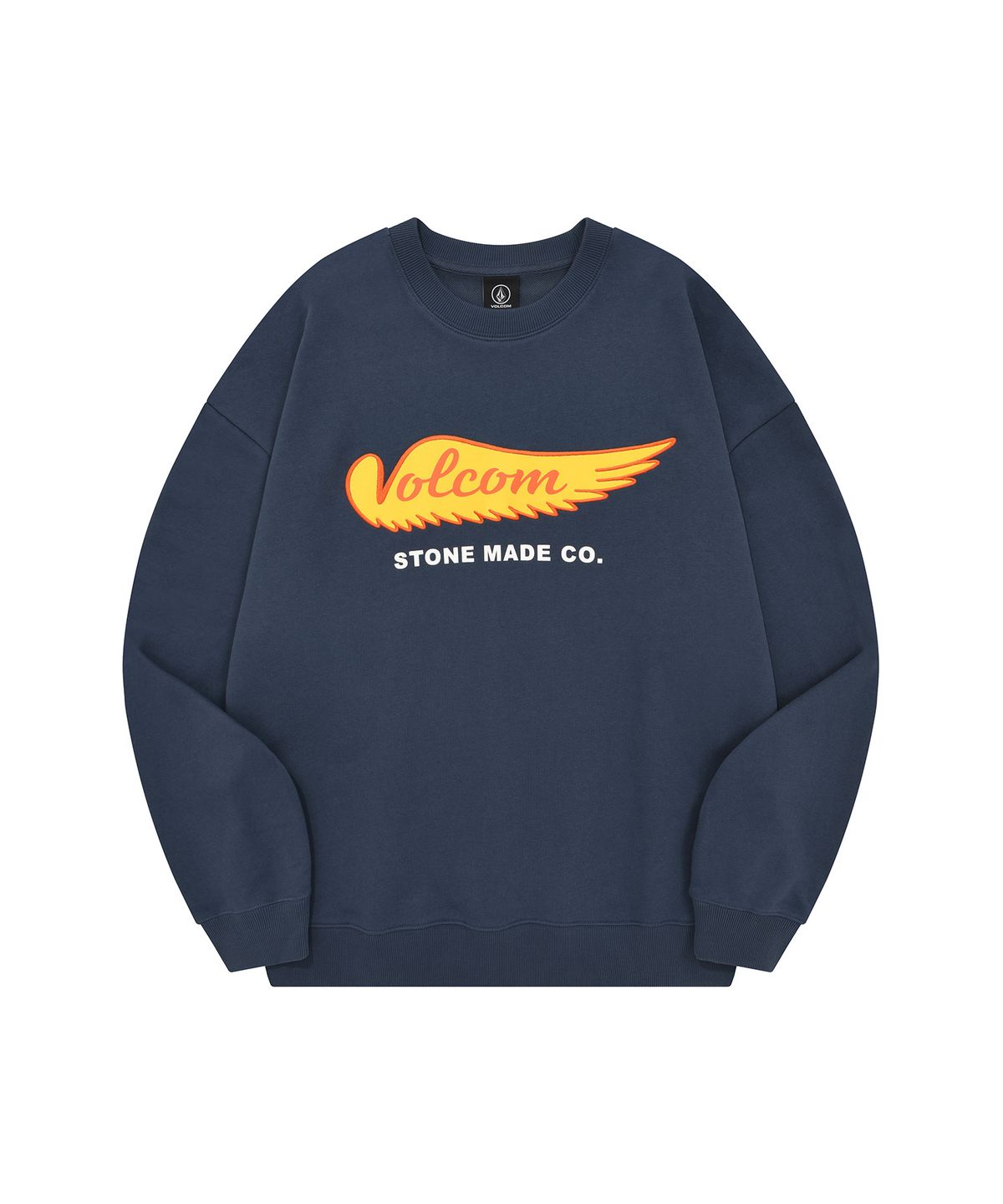 볼컴(VOLCOM) 플라잉 오버핏 맨투맨(네이비)