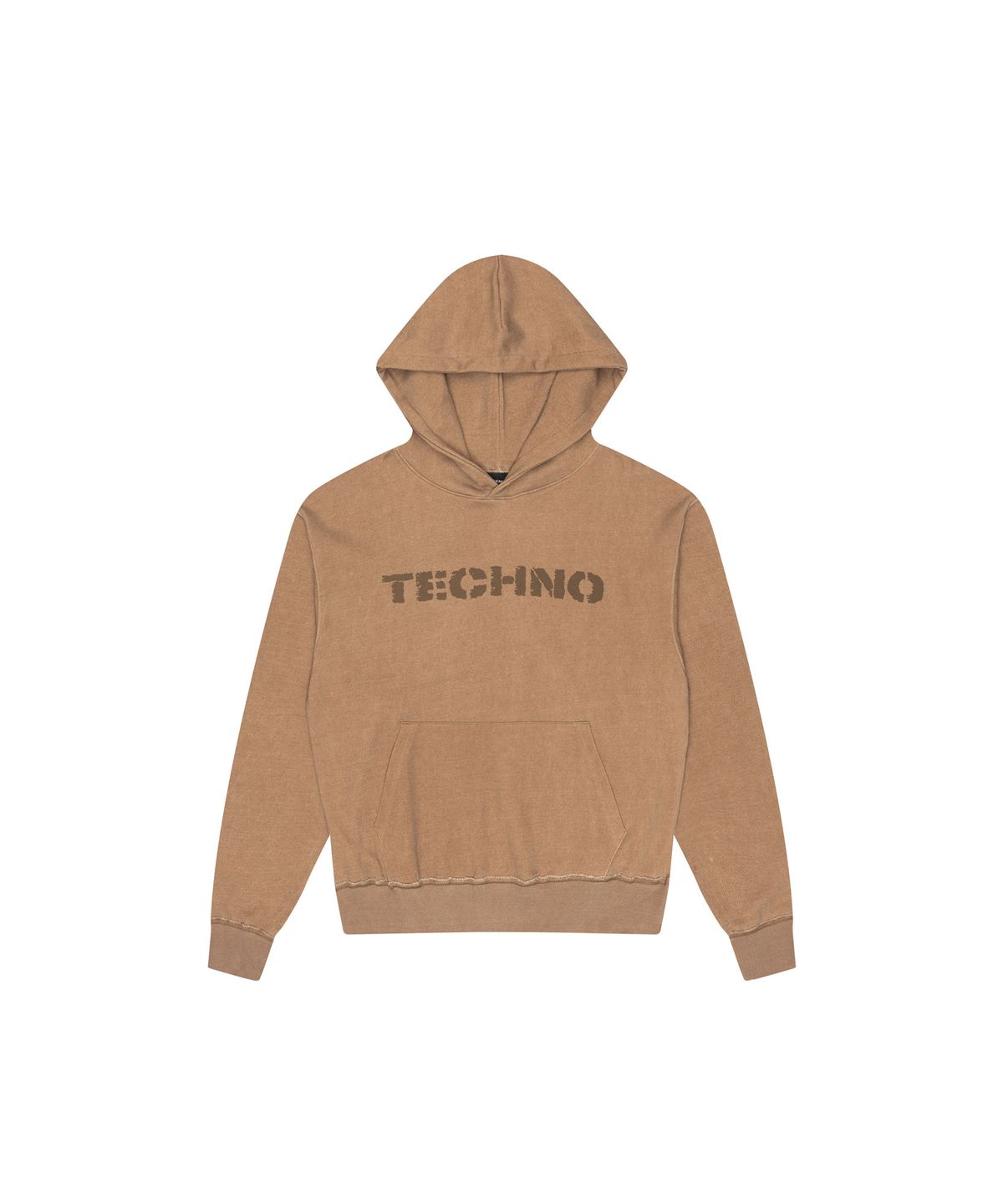 아캄(AAKAM) Techno Printed Hoodie (Brown)