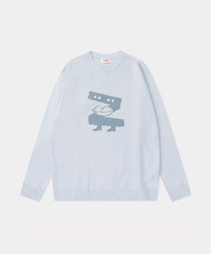 Z 시그니처 니트 블루