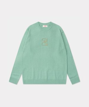 Z애니멀 니트 그린