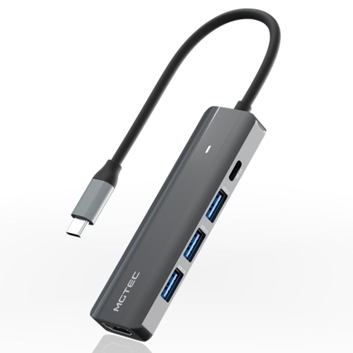 엠지텍(MGTEC) 멀티허브 5in1 / USB C-Type HDMI 4K지원 미러링 빠른전송 고속충전