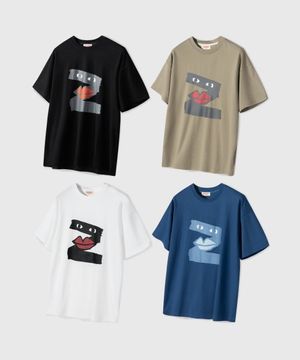 볼드 시그니처(립) 티셔츠[4COLORS]