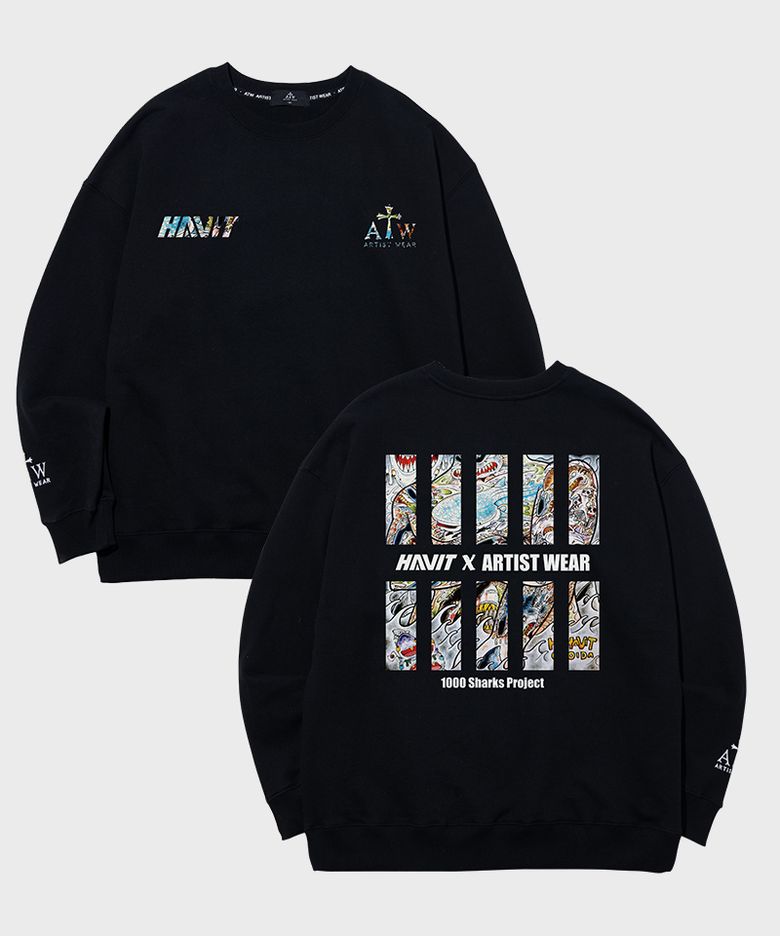 [ATW X HAVIT] 샤크프로젝트 맨투맨