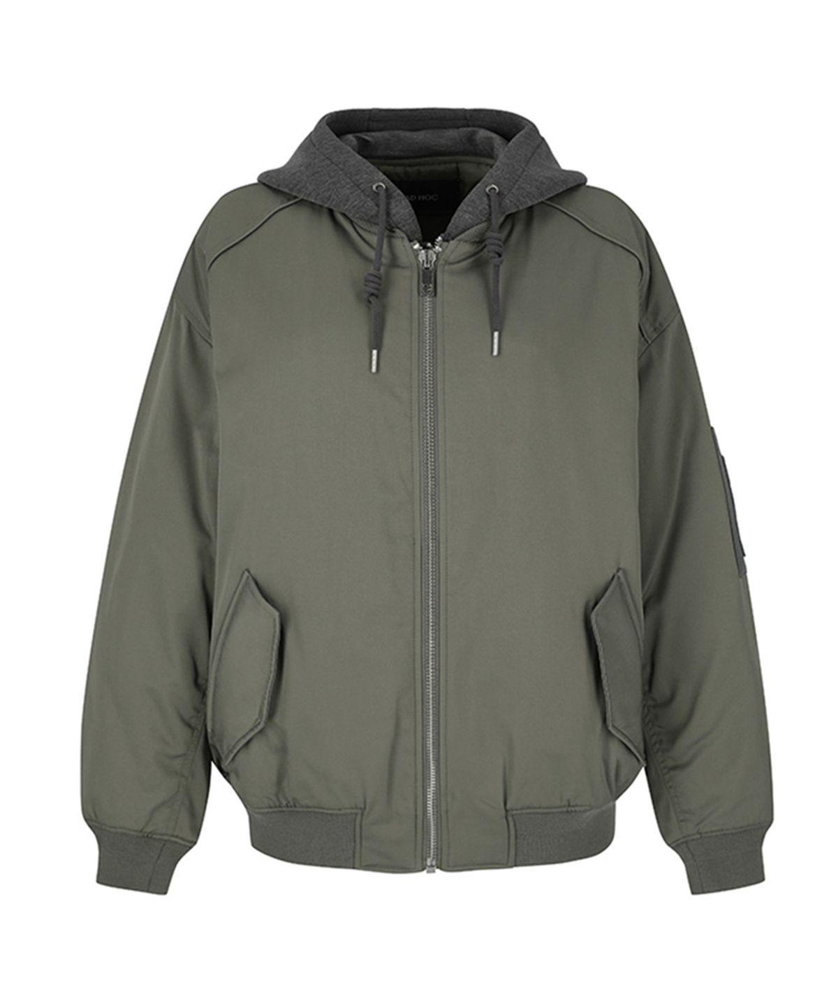 애드호크(ADHOC) 남여공용 패딩 MA-1 점퍼 (KHAKI) (HZAUJ83-65)