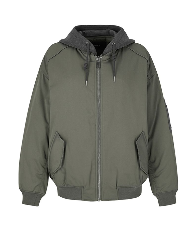 남여공용 패딩 MA-1 점퍼 (KHAKI) (HZAUJ83-65)