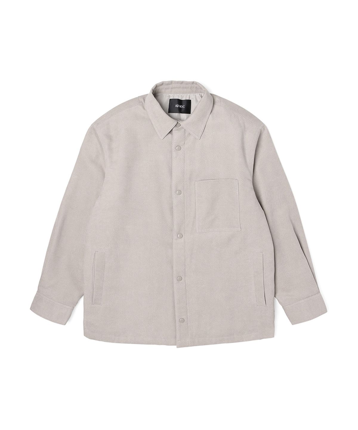 애드호크(ADHOC) 남성 패딩 원포켓 셔켓 (BEIGE) (HZAUJ84-25)