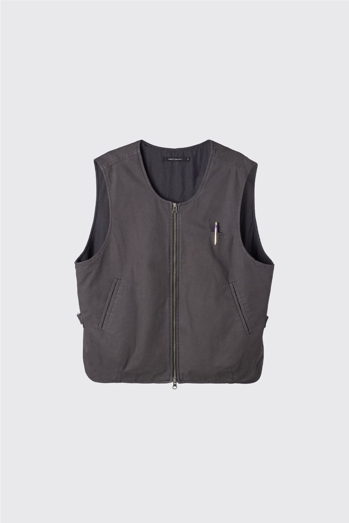 해칭룸(HATCHINGROOM) Layering Vest Charcoal