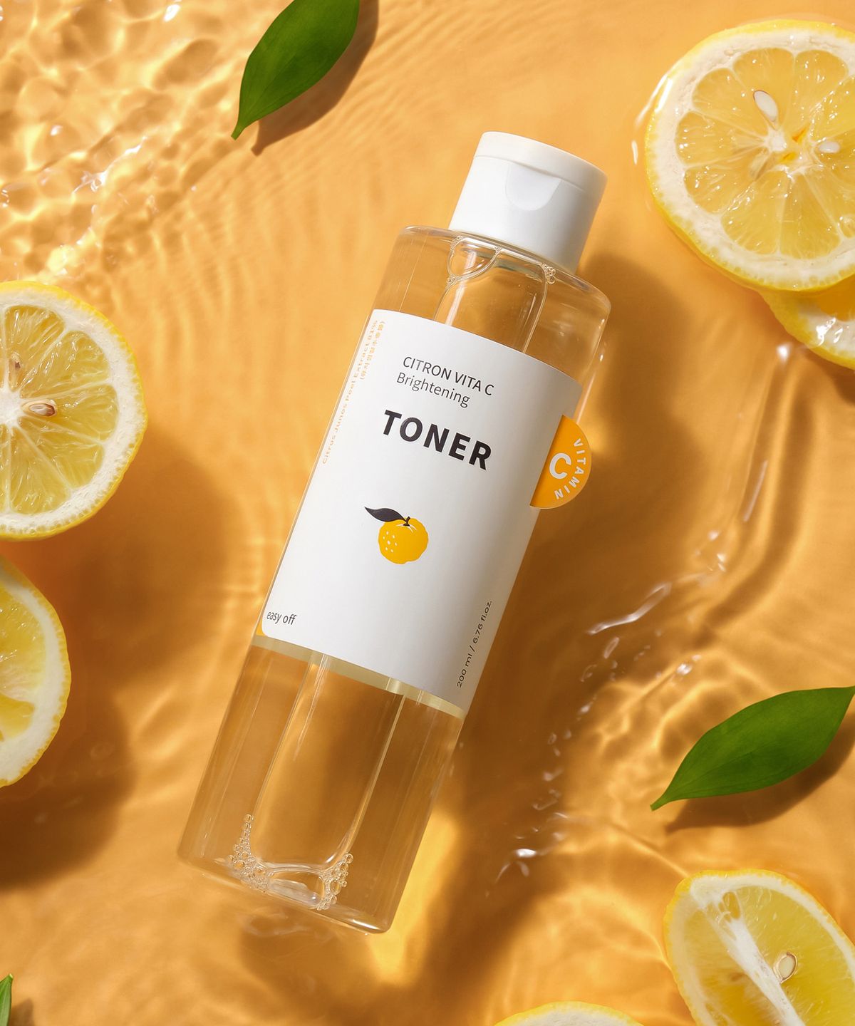 리즈케이(LIZK) 시트런 비타C 브라이트닝 유자 각질 개선 토너 200ml