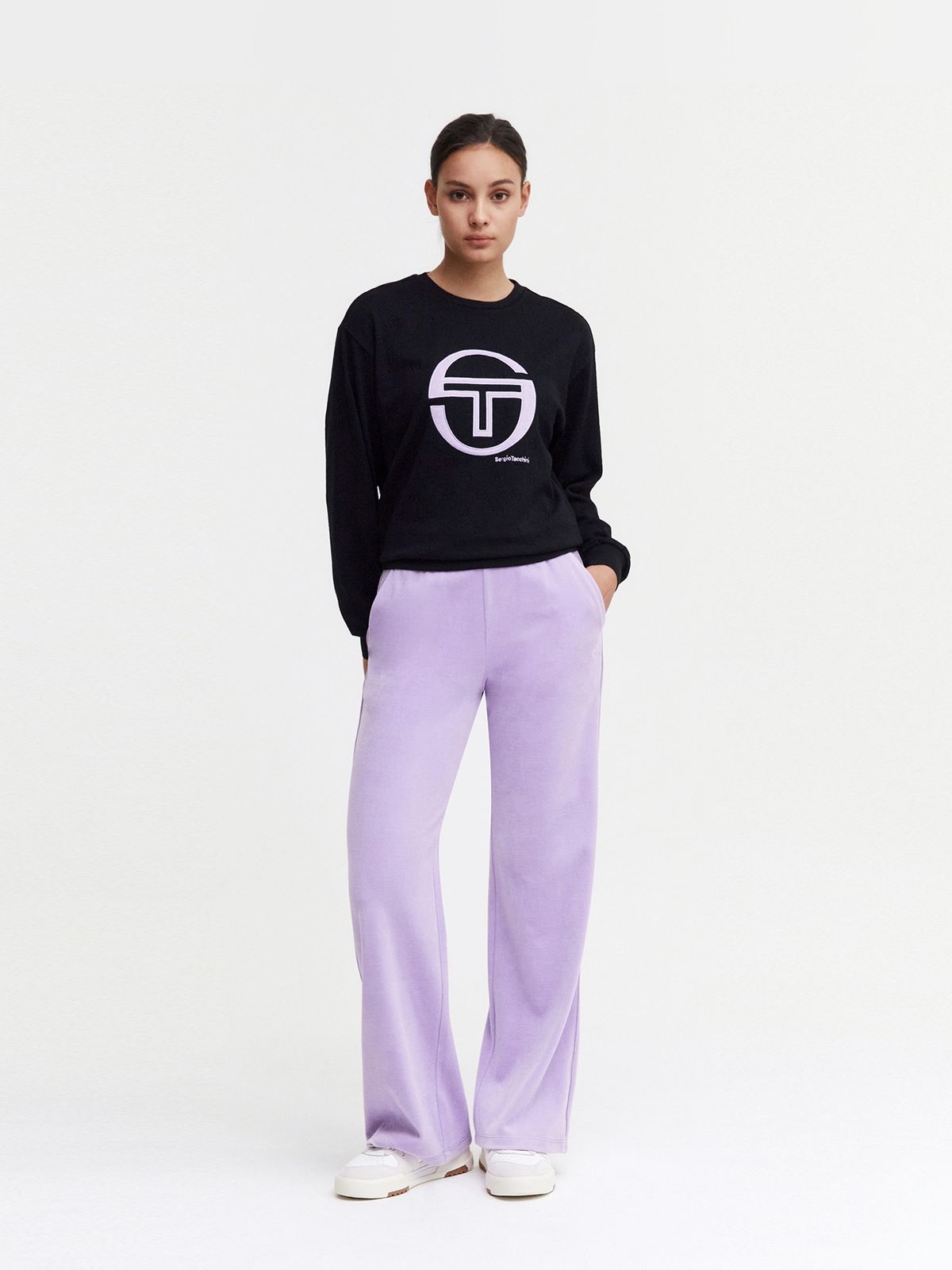 세르지오 타키니(SERGIO TACCHINI) W MC 벨벳 팬츠 (L.Purple)