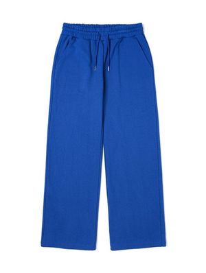 남여공용 풀 밴딩 쮸리 원턱 와이드 팬츠[C-BLUE](UZ9LP8A_46)