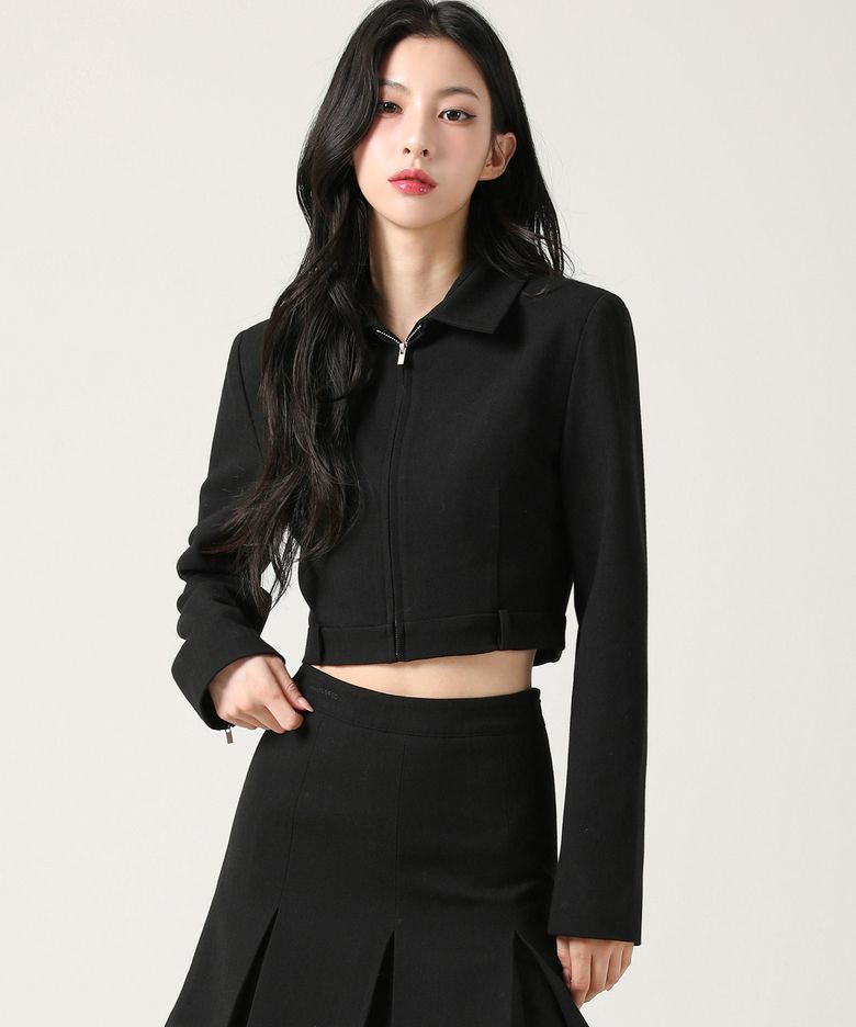 Jaya Crop Jacket BLACK
