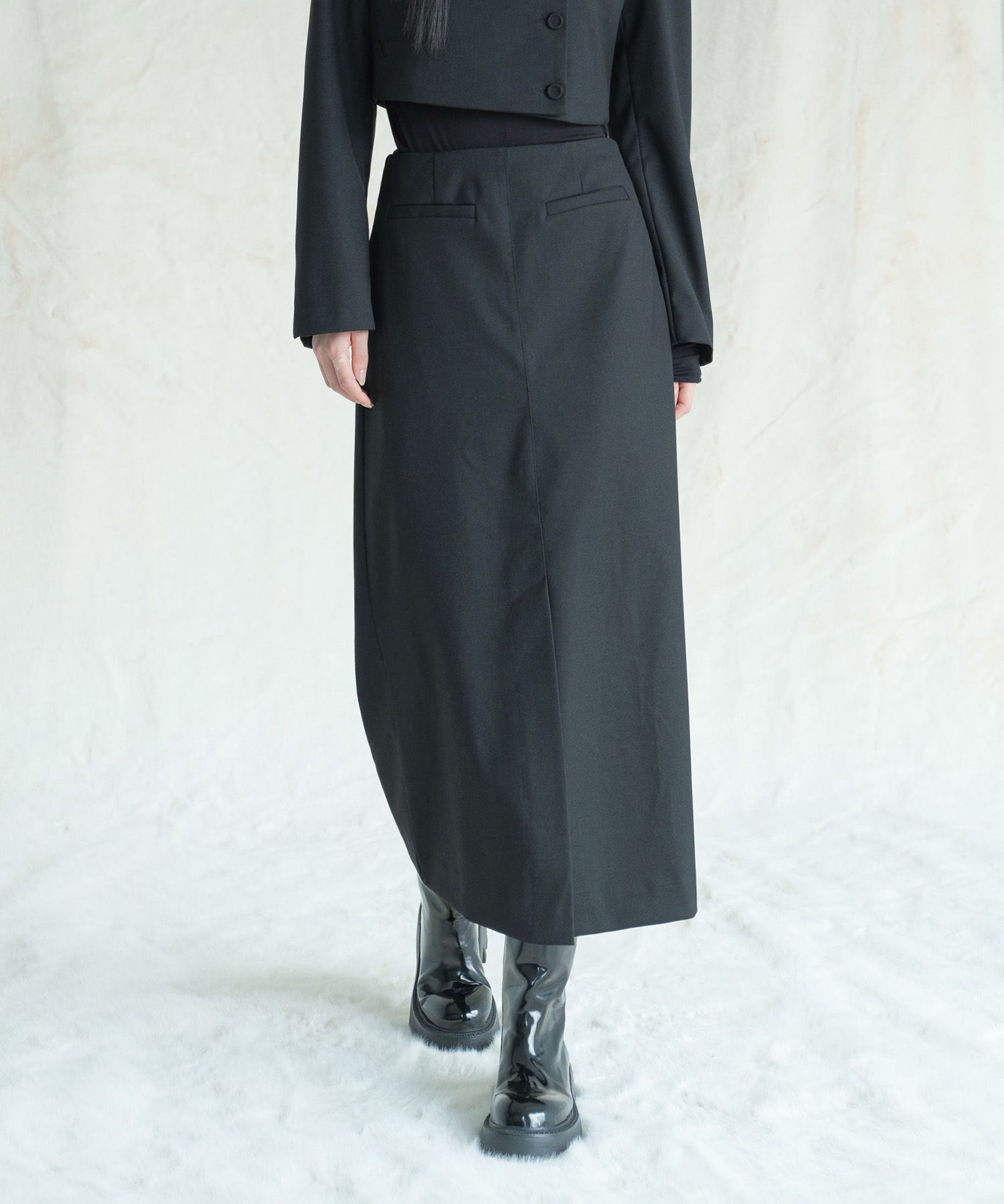 スカート AVANDRESS Karin Slit Maxi Long Skirt BLACK AD43SK12BK MUSINSA | AVANDRESS Karin Slit Maxi Long Skirt BLACK