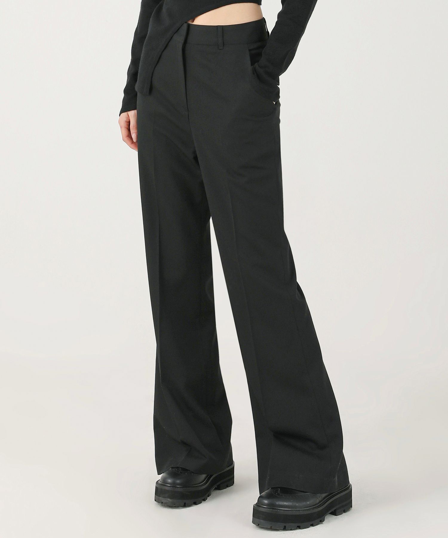 ☆韓国の人気☆【AVANDRESS】☆Line Bootscut Slack.s☆関税込☆ MUSINSA | AVANDRESS Line Bootscut Slacks BLACK