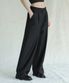 One-Tuck Slacks 100 BLACK