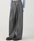 Two-Tuck Slacks 101 GREY