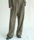Two-Tuck Slacks 101 OLIVE