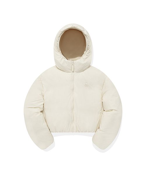 MUSINSA | KIRSH Cherry short down jumper [ivory]