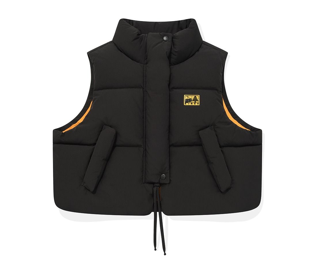 さらに100円引き◆KIRSH◆ARCH CHERRY CROP DOWN VEST CHERRY CROP STRING DOWN VEST [IVORY] - KIRSH | 60% - Asian