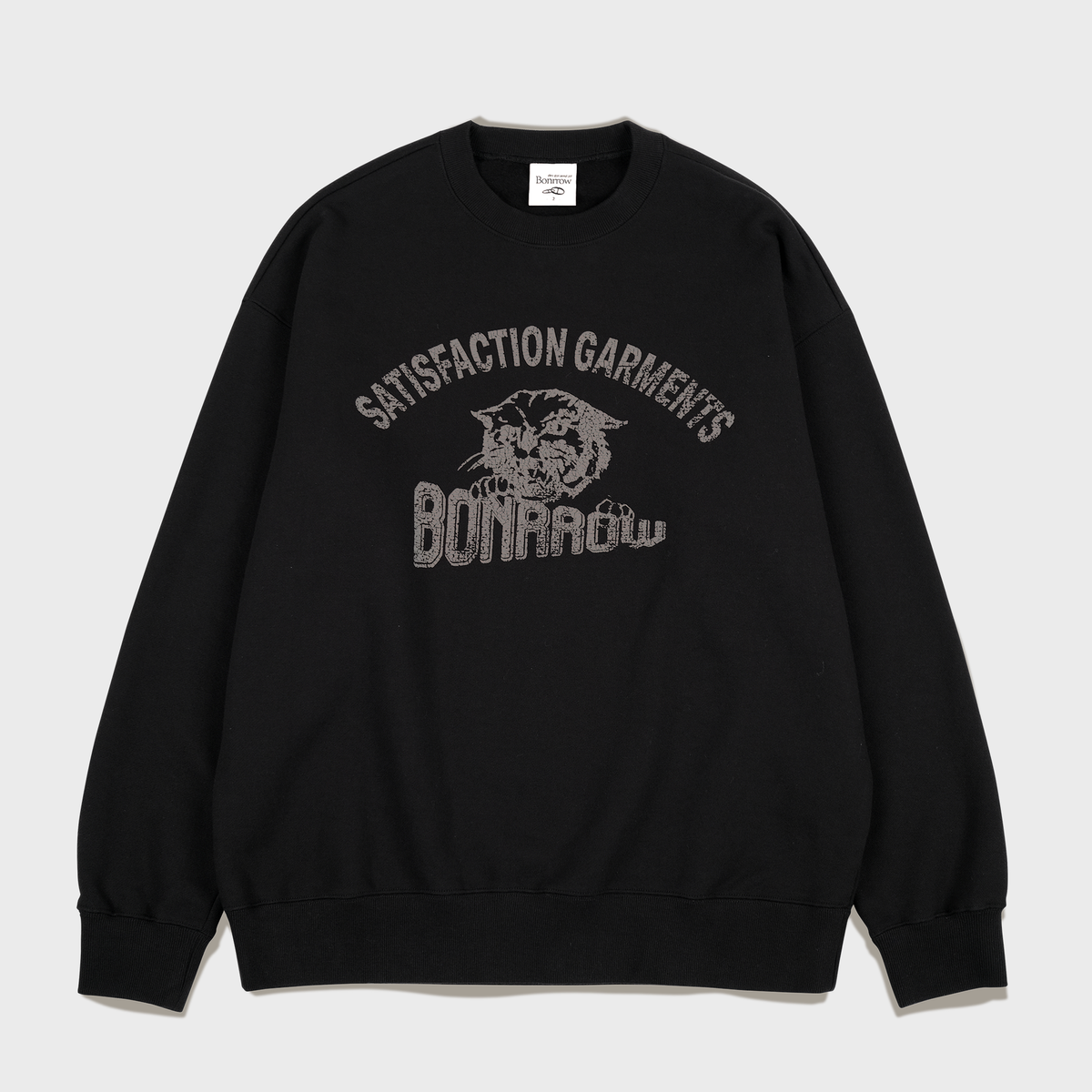 본로우(BONRROW) WildCat Sweat_Black