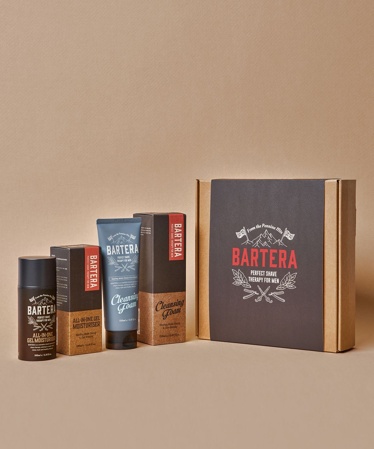 바르테라(BARTERA) 클렌징 폼 + 올인원 젤 모이스춰라이저